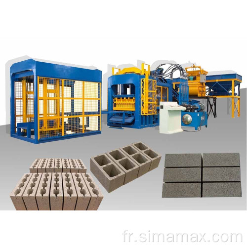 Blocs de verrouillage machine de fabrication de briques en béton hydraulique